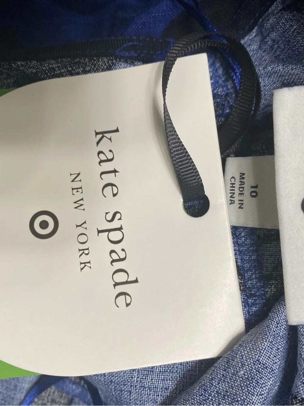 Kate Spade x Target Rose Linen Blend One Shoulder Jumpsuit Blue Black Floral 10